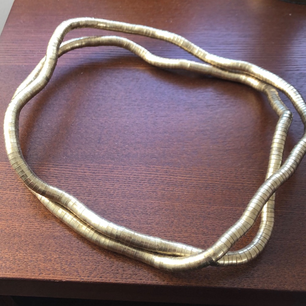 Gold Bendable Necklace/Bracelet